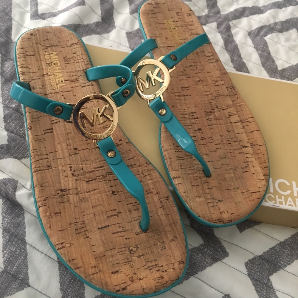 Michael Kors Thong Cork/Jelly Sandal